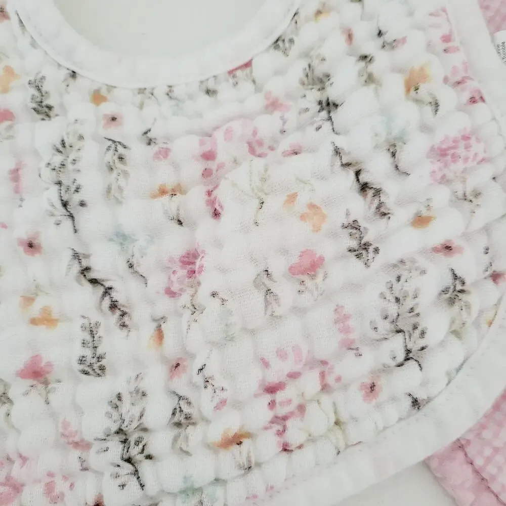 Pink bibs pair